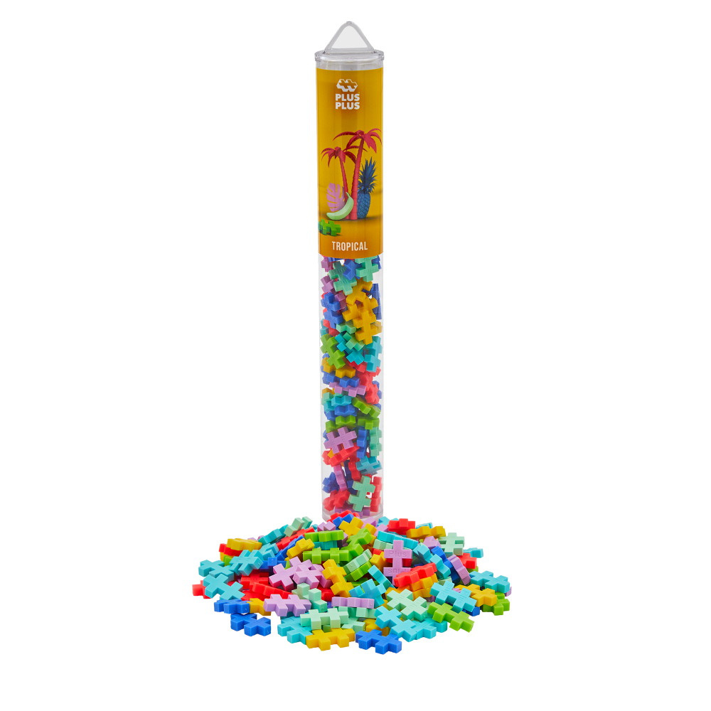 Plus-Plus - Tropisk Farvemix 100 stk 