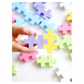 Plus-Plus - BIG Pastel Farvemix 15 stk Plus-Plus - BIG Pastel Farvemix 15 stk