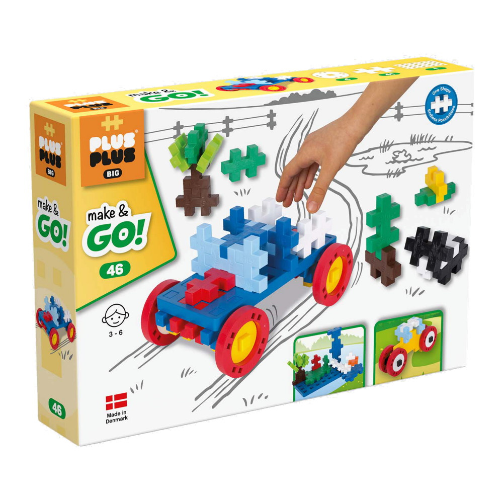 Plus-Plus - BIG Make & Go Bil