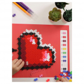 Plus-Plus - Puzzle By Number Hjerter Plus-Plus - Puzzle By Number Hjerter