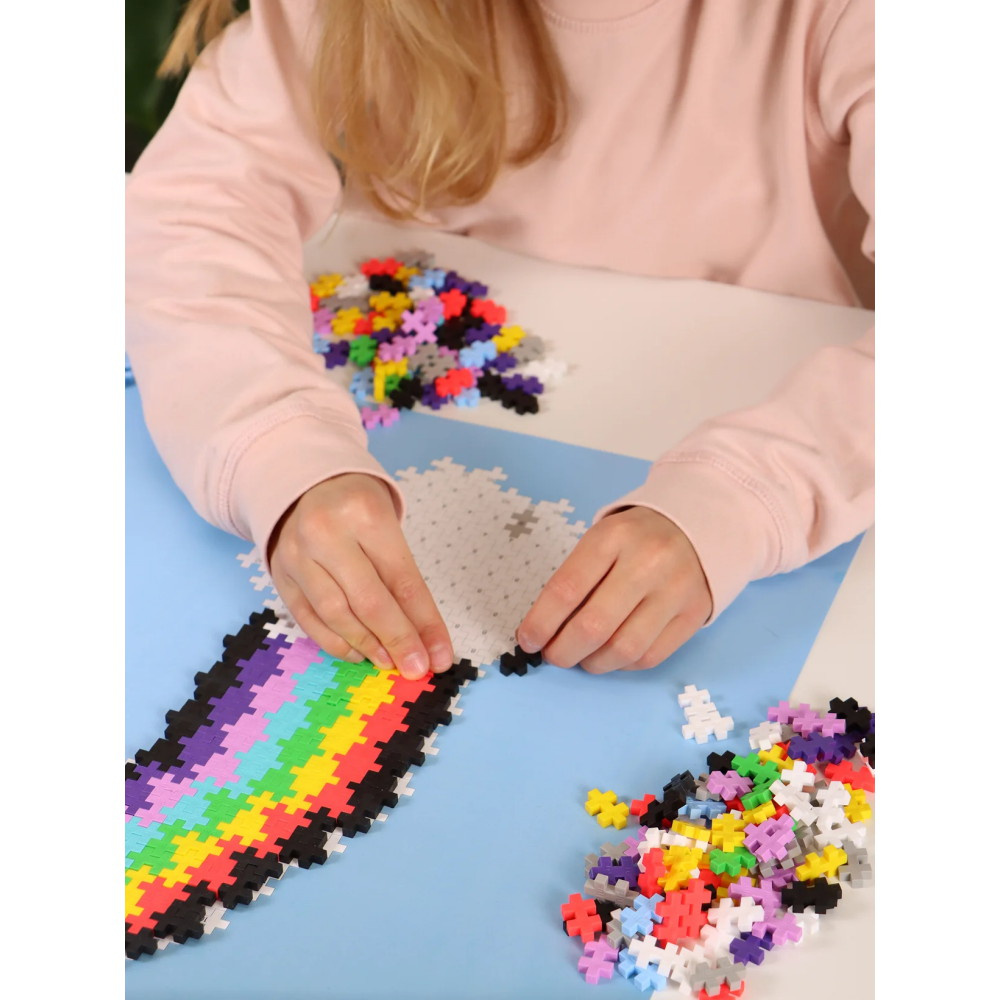 Plus-Plus - Puzzle By Number Regnbue