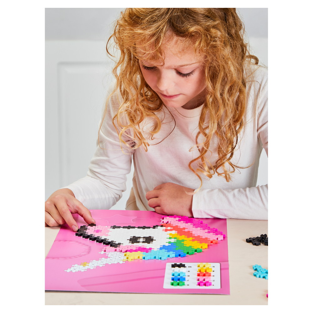 Plus-Plus - Puzzle By Number Enhjørning