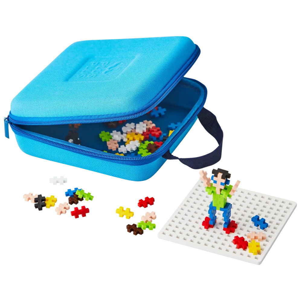 Plus-Plus - Blå rejsekuffert 100 stk