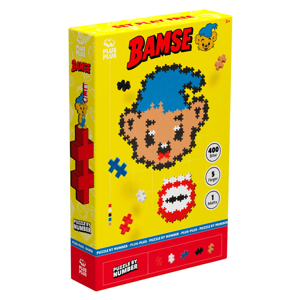 Plus-Plus - Bamse og krafthonning 400 stk