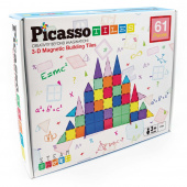 PicassoTiles 3-D Magnetiske bygningsfliser 61 Dele PicassoTiles 3-D Magnetiske bygningsfliser 61 Dele