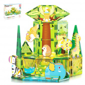 PicassoTiles Magnetisk Byggesæt Safari 46 Dele PicassoTiles Magnetisk Byggesæt Safari 46 Dele