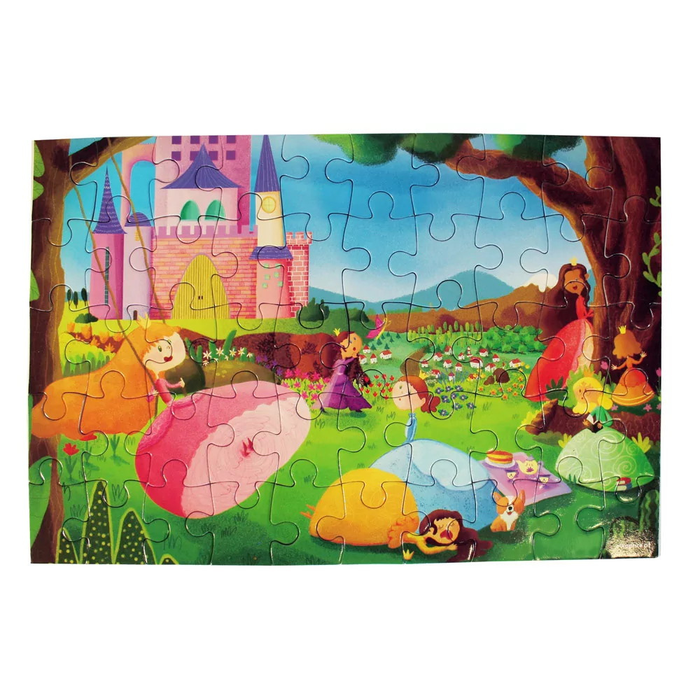 Puslespil: Prinsesser 50 Brikker