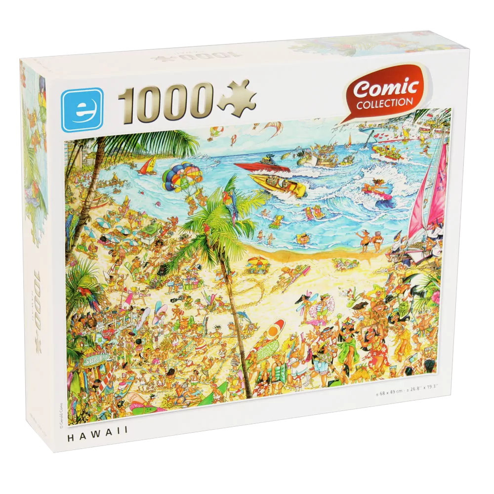 Puslespil: Comic Collection Hawaii 1000 Brikker