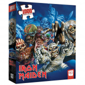 Usaopoly Puslespil Iron Maiden - The Faces of Eddie 1000 Brikker