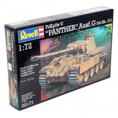 Revell - PzKpfw V PANTHER Ausf.G (Sd.Kfz. 171) 1:72 - 124 Pcs Revell - PzKpfw V PANTHER Ausf.G (Sd.Kfz. 171) 1:72 - 124 Pcs