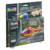 Revell Model Set - Airbus Helicopters EC135 Air-Glaciers 1:72 - 75 Stk Revell Model Set - Airbus Helicopters EC135 Air-Glaciers 1:72 - 75 Stk