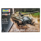 Revell - T-55A/AM med KMT-6/EMT-5 1:72 - 139 Pcs Revell - T-55A/AM med KMT-6/EMT-5 1:72 - 139 Pcs