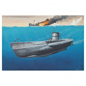 Revell -  Tysk Ubåd Type VII C 1:350 - 29 Dele