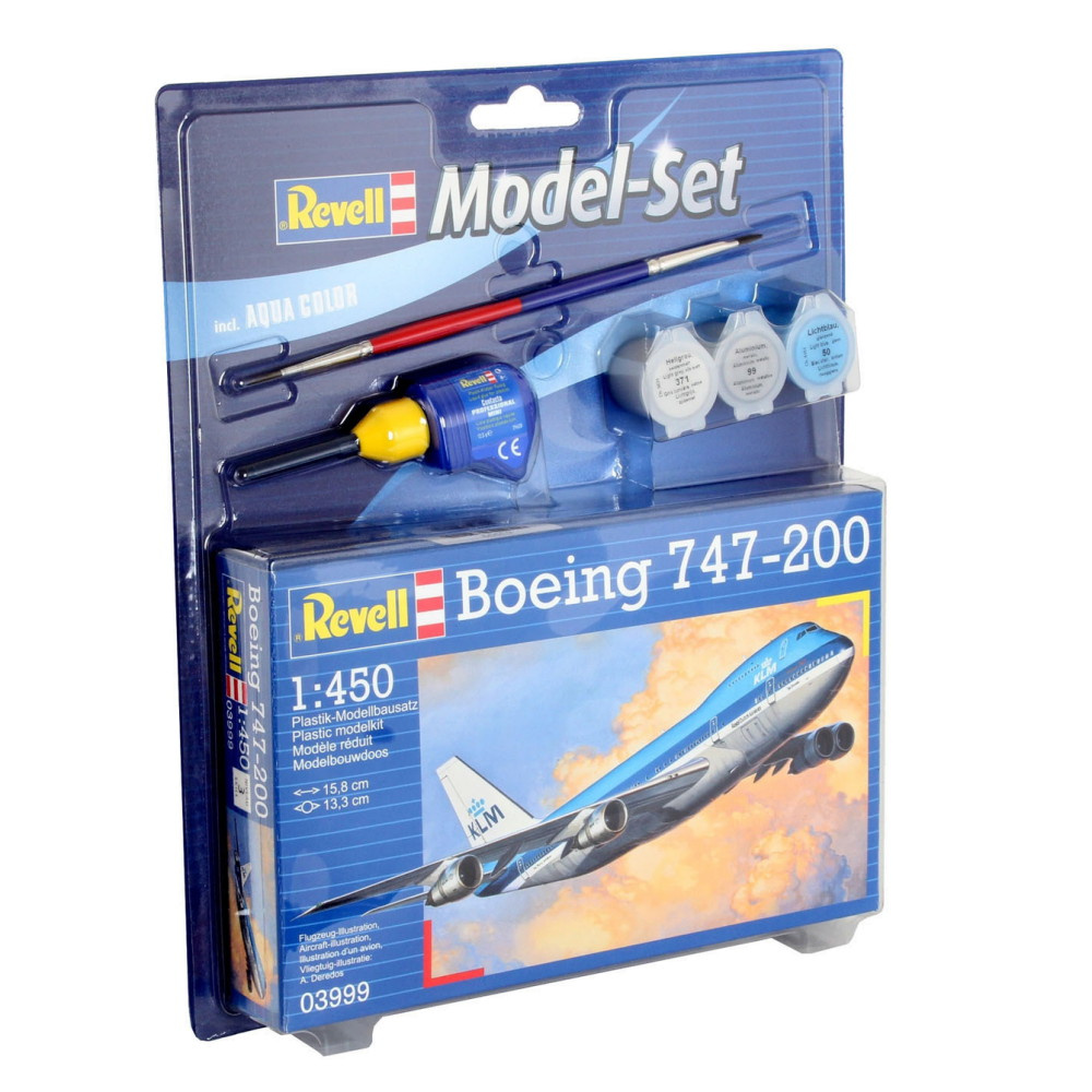 Revell Model Set - Boeing 747-200 1:450 - 22 Pcs