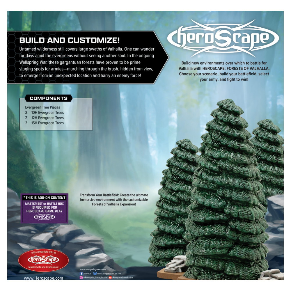 Heroscape: The Forests of Valhalla Terrain (Exp.)