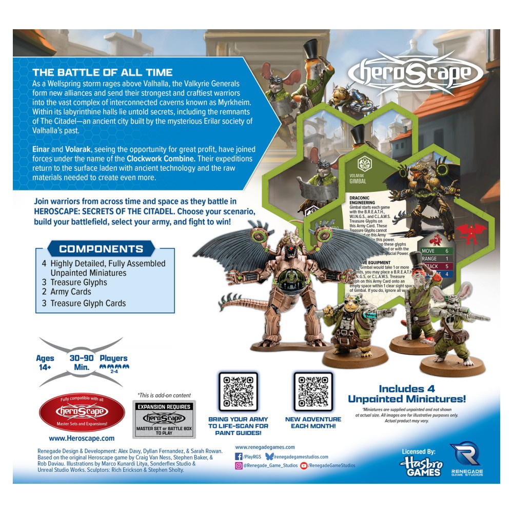 Heroscape: Clockwork Combine Research Expedition Army Expansion