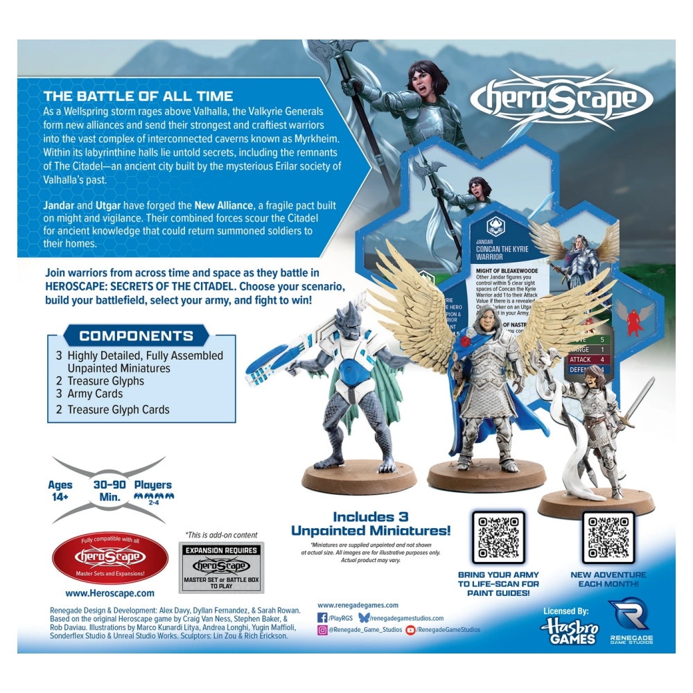 Heroscape: Paragons of the New Alliance Army Expansion