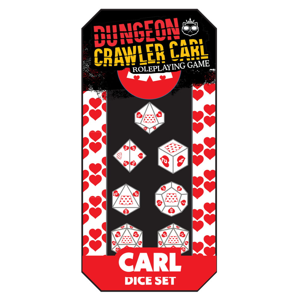 Dungeon Crawler Carl RPG: Carl's Enchanted Big Boi Boxers Dice Set