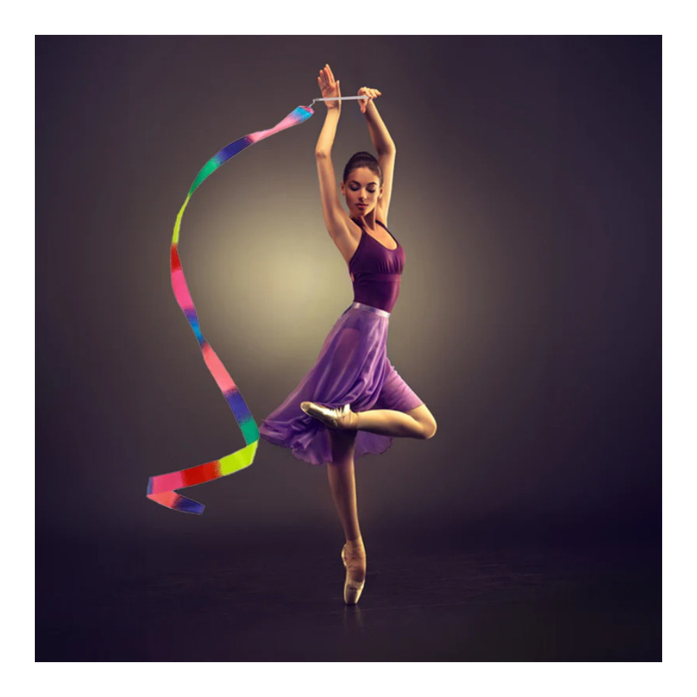 Gymnastikelastikker flerfarvede 2 stk.