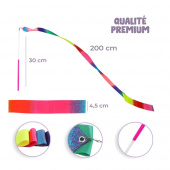 Gymnastikelastikker flerfarvede 2 stk. Gymnastikelastikker flerfarvede 2 stk.