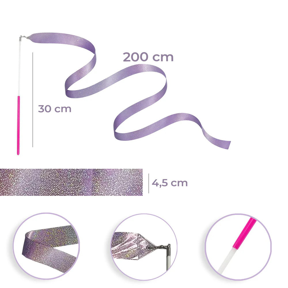 Gymnastikbånd Violet 2 stk