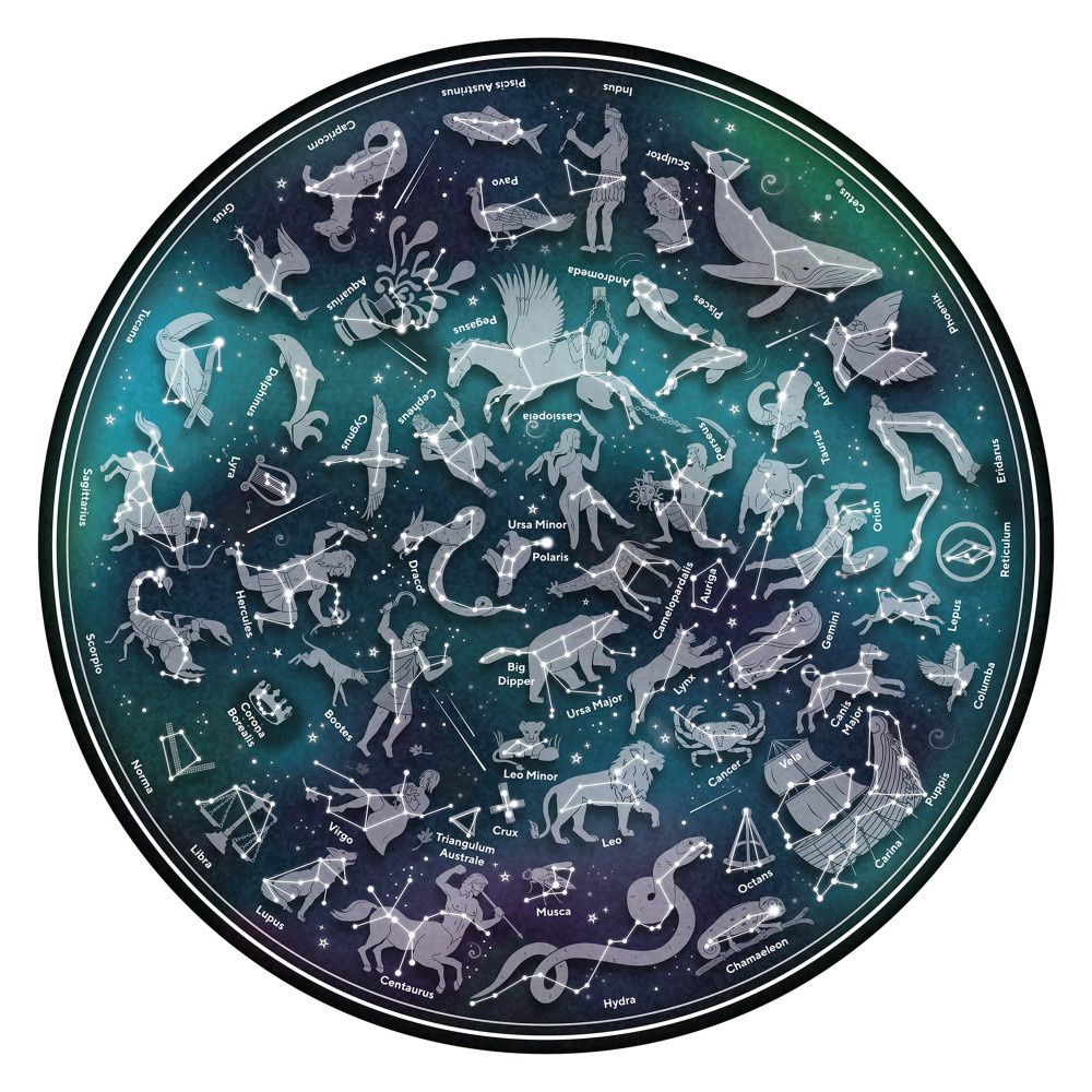 Ridley's Map of the Stars 1000 Brikker