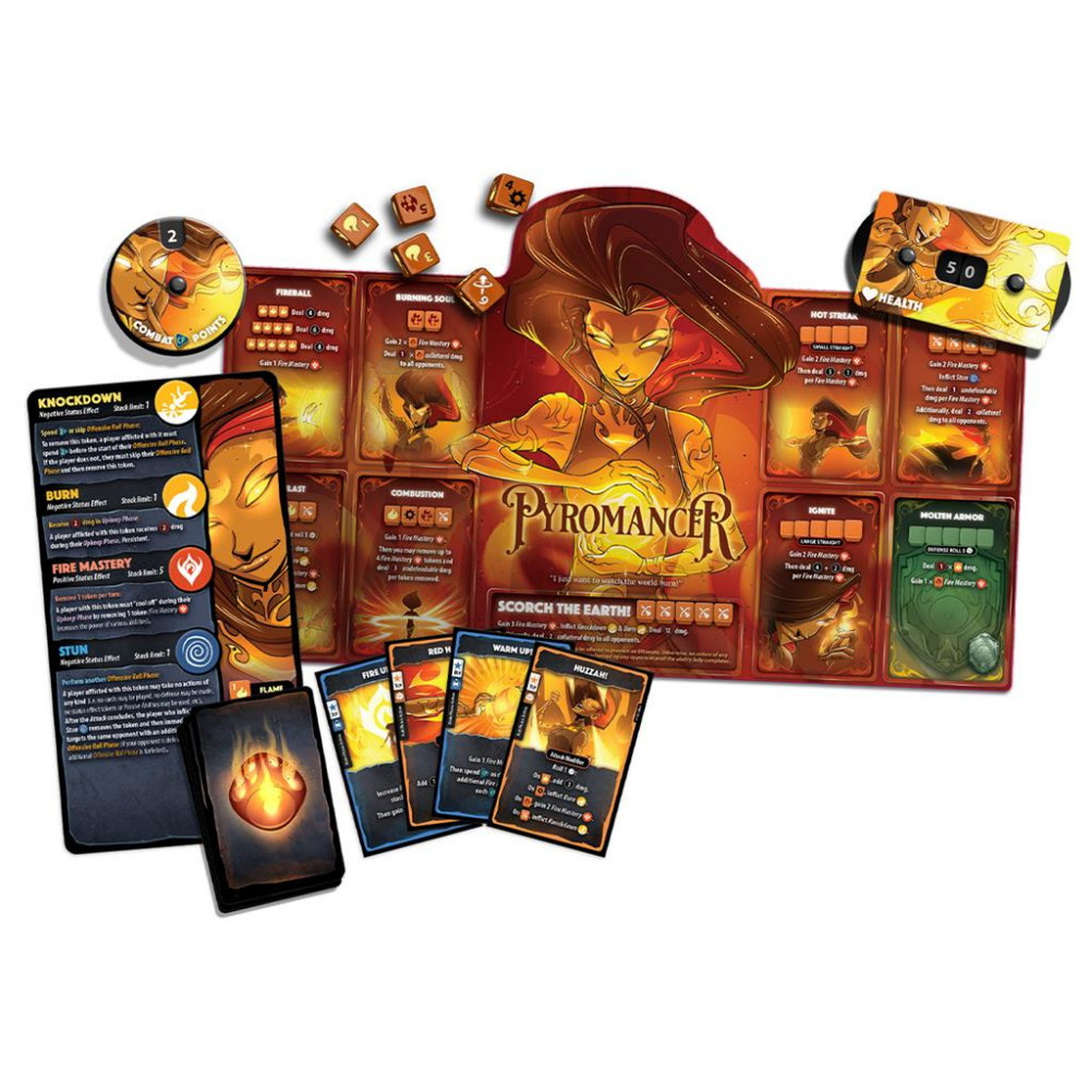 Dice Throne: Pyromancer Hero Pack