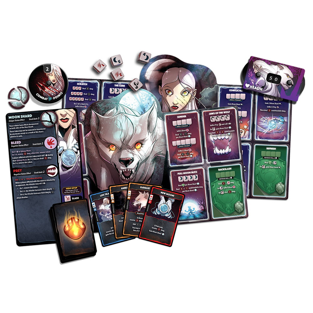 Dice Throne: Pale Lady Hero Pack