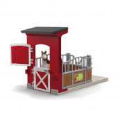 Schleich Ponyboks med mustang hoppe Schleich Ponyboks med mustang hoppe