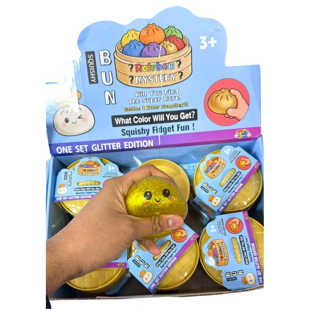 Dumpling Squishy Glitter 8,5 cm