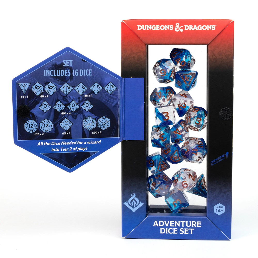 Dungeons & Dragons: Adventure Dice Set - Wizard Blue