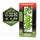 Dungeons & Dragons: Adventure Dice Set - Druid Green Dungeons & Dragons: Adventure Dice Set - Druid Green