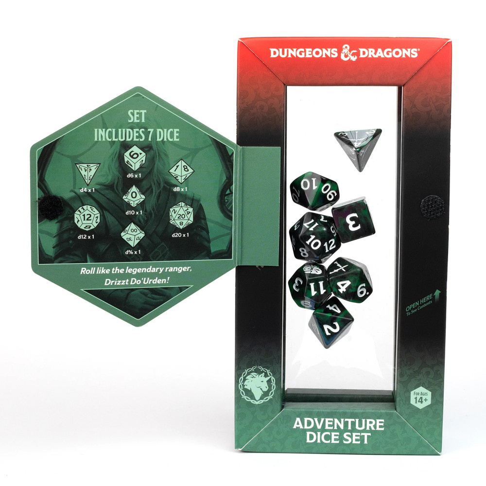 Dungeons & Dragons: Adventure Dice Set - Legend of Drizzt