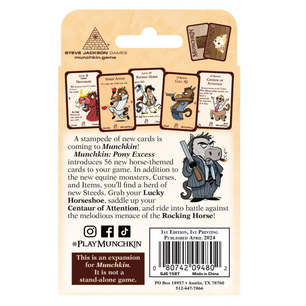 Munchkin: Pony Excess (Exp.)