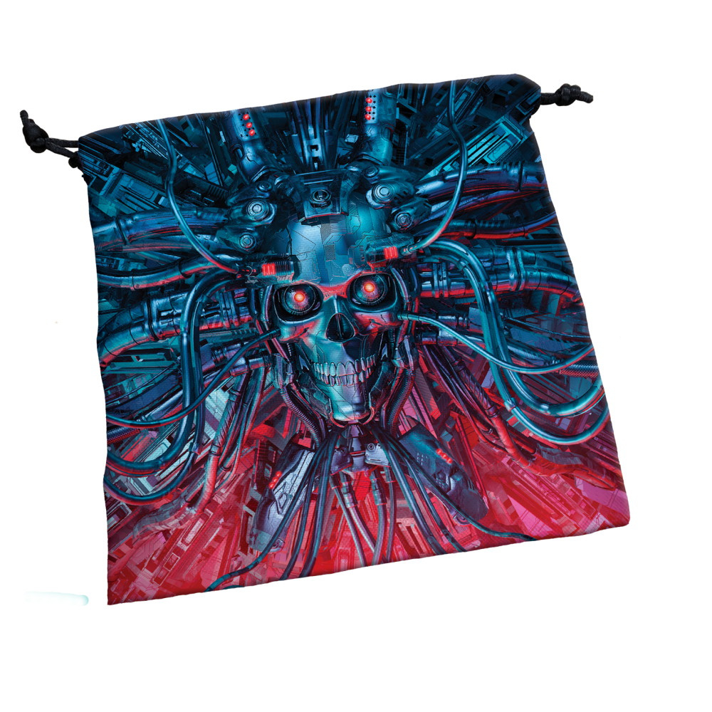 Dice Bag - Cyber Skull Deluxe
