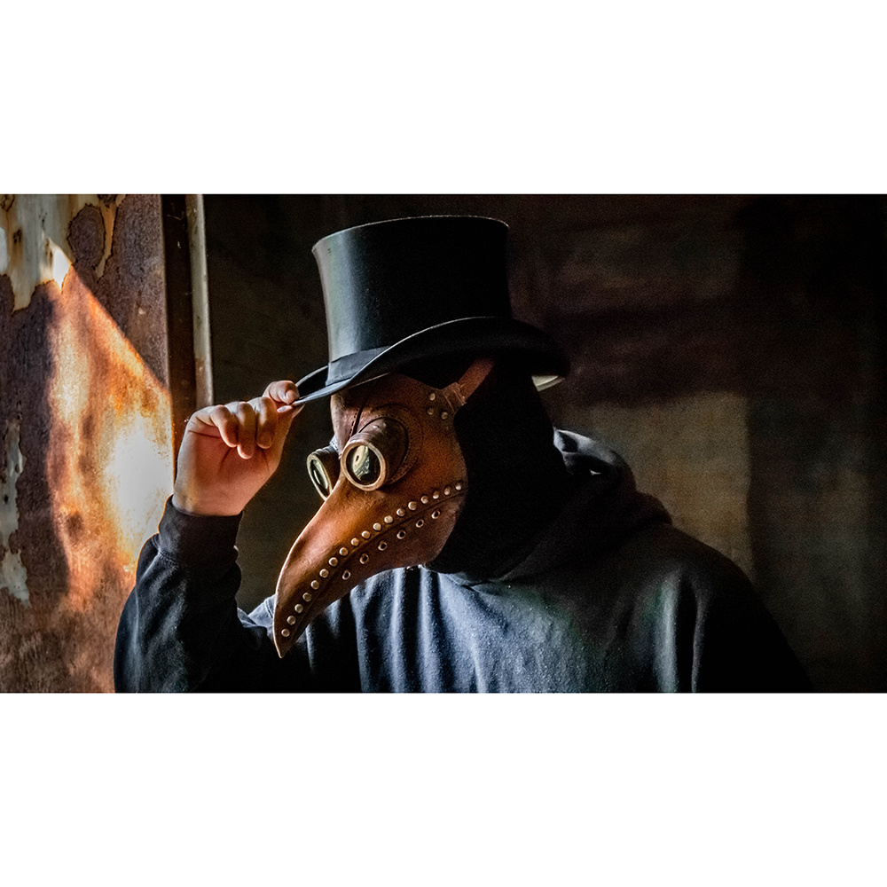 Latex Mask Steampunk Plague