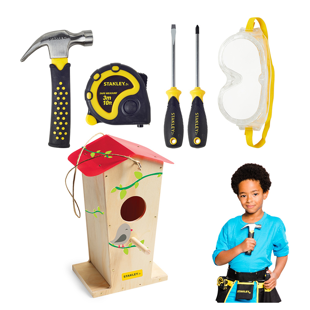Stanley Jr DIY - Værktøjssæt og fuglehus