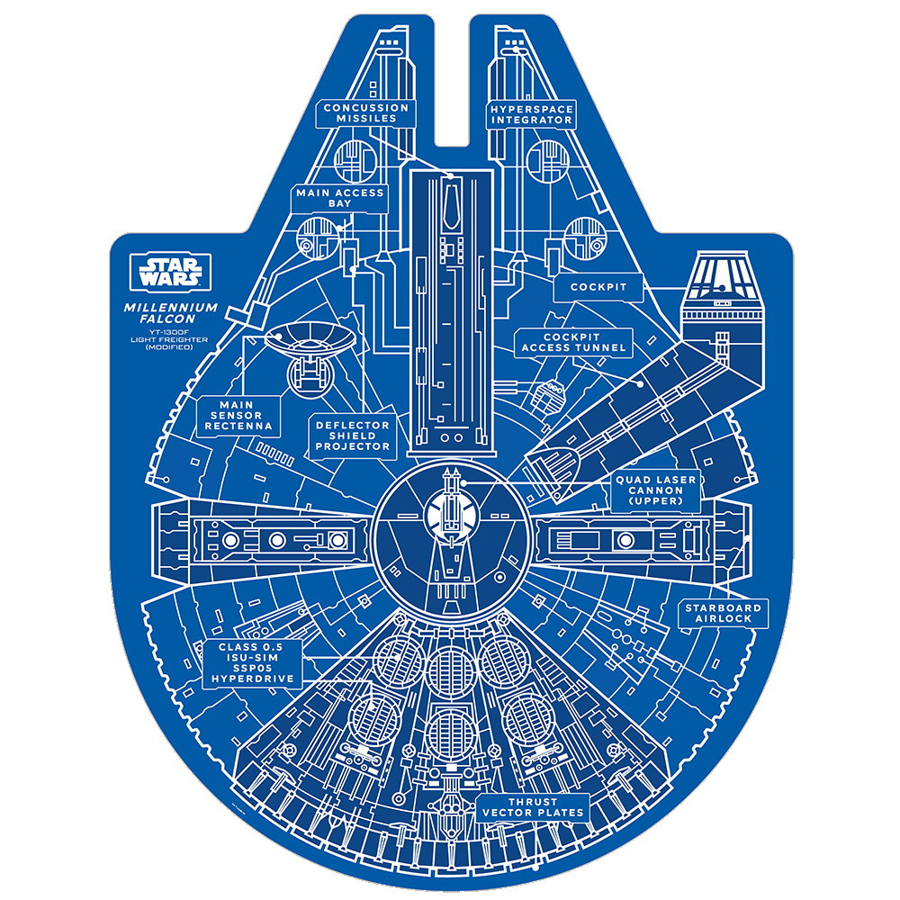 Ridley's - Millennium Falcon 1000 Brikker