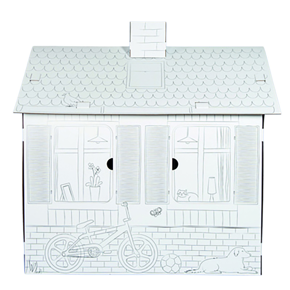 Cardboard building - House