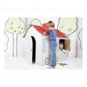 Cardboard building - House Cardboard building - House