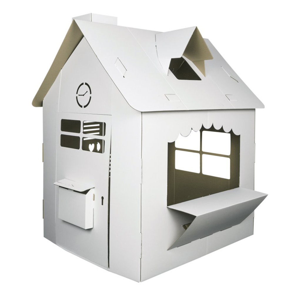 Cardboard building - Flower kiosk