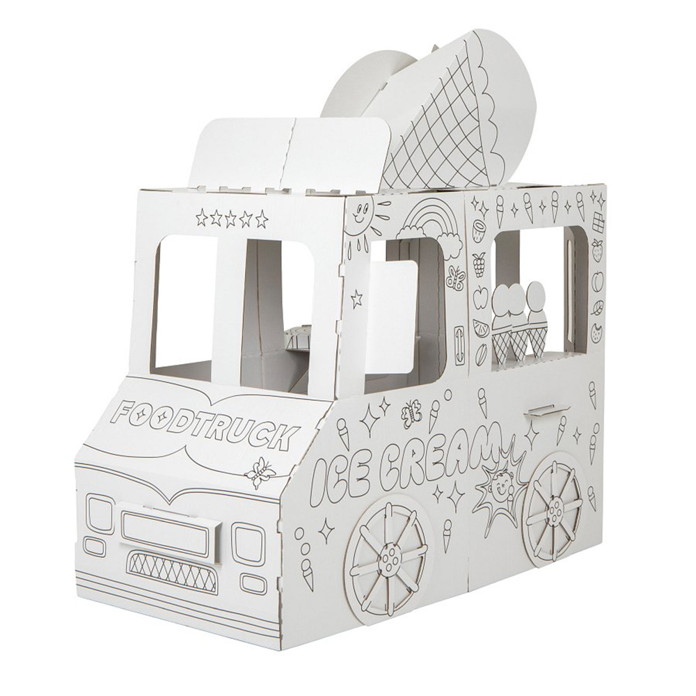 Cardboard building - Food Truck