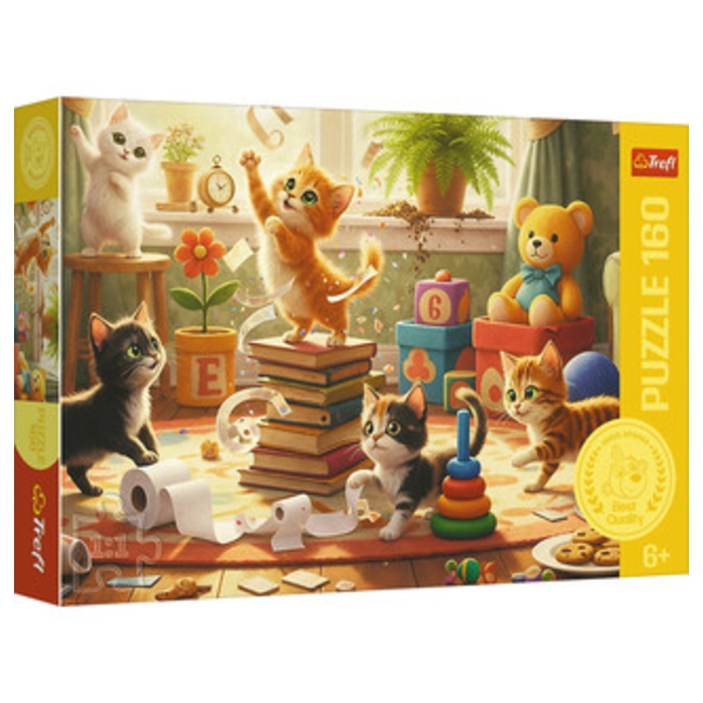 Trefl Puslespil: Kitten Mischief 160 Brikker