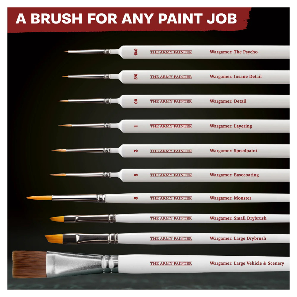 Army Painter: Wargamer Mega Brush Set