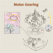 Tonecheer Book Nook - Romantic Paris Tonecheer Book Nook - Romantic Paris