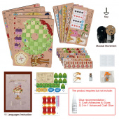 Tonecheer Book Nook - Alice's Tea Party Tonecheer Book Nook - Alice's Tea Party