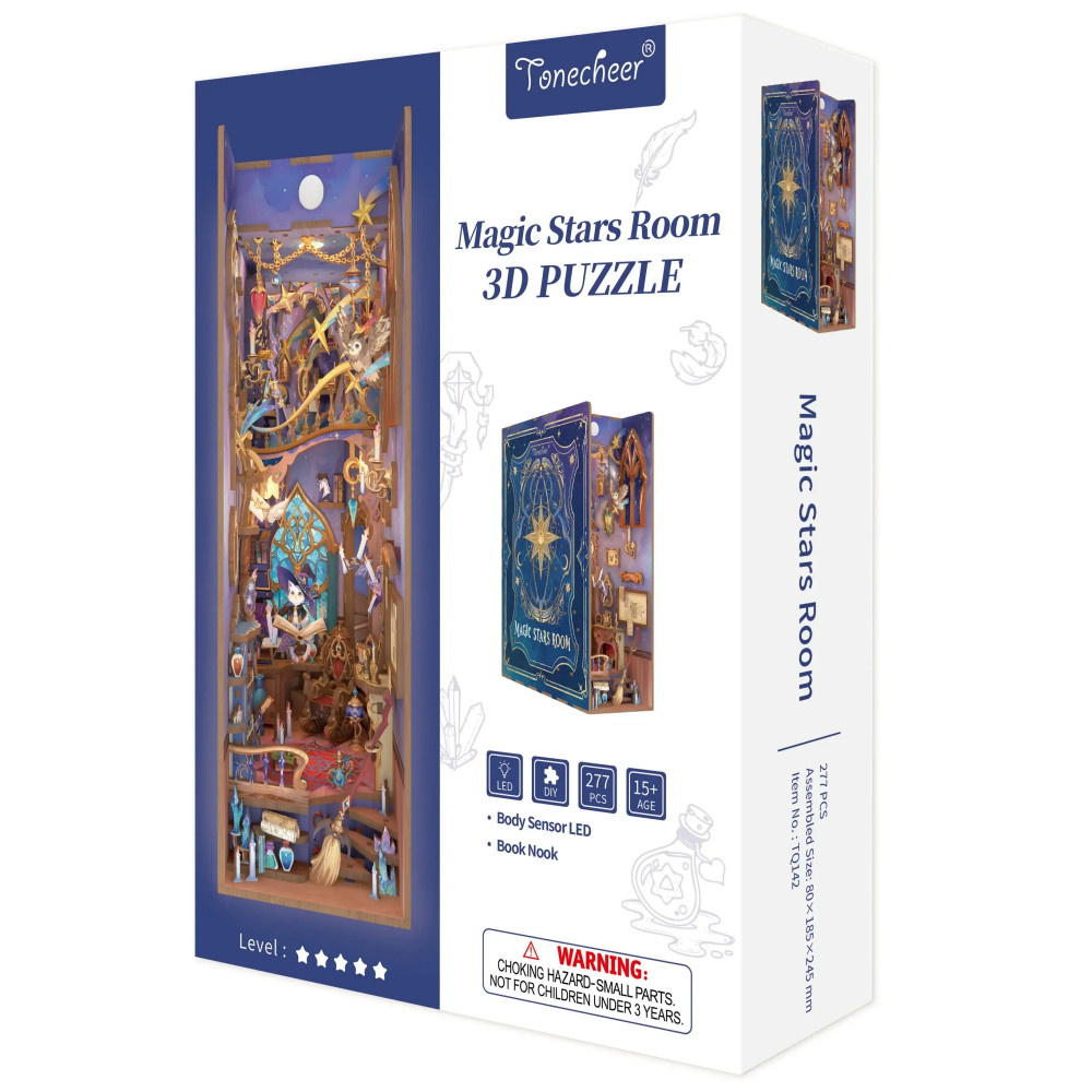 Tonecheer Book Nook - Magic Stars Room