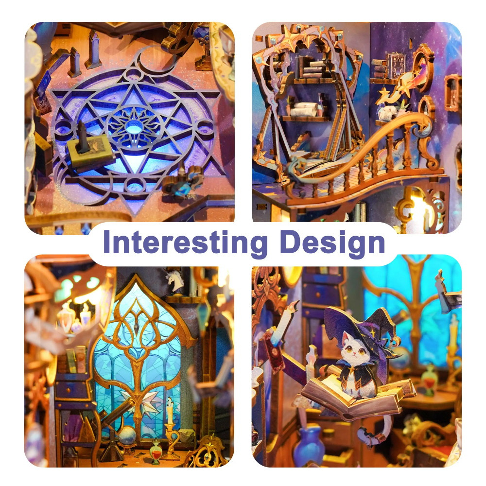 Tonecheer Book Nook - Magic Stars Room