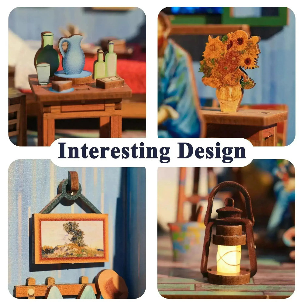 Tonecheer Book Nook - Vincent's Bedroom