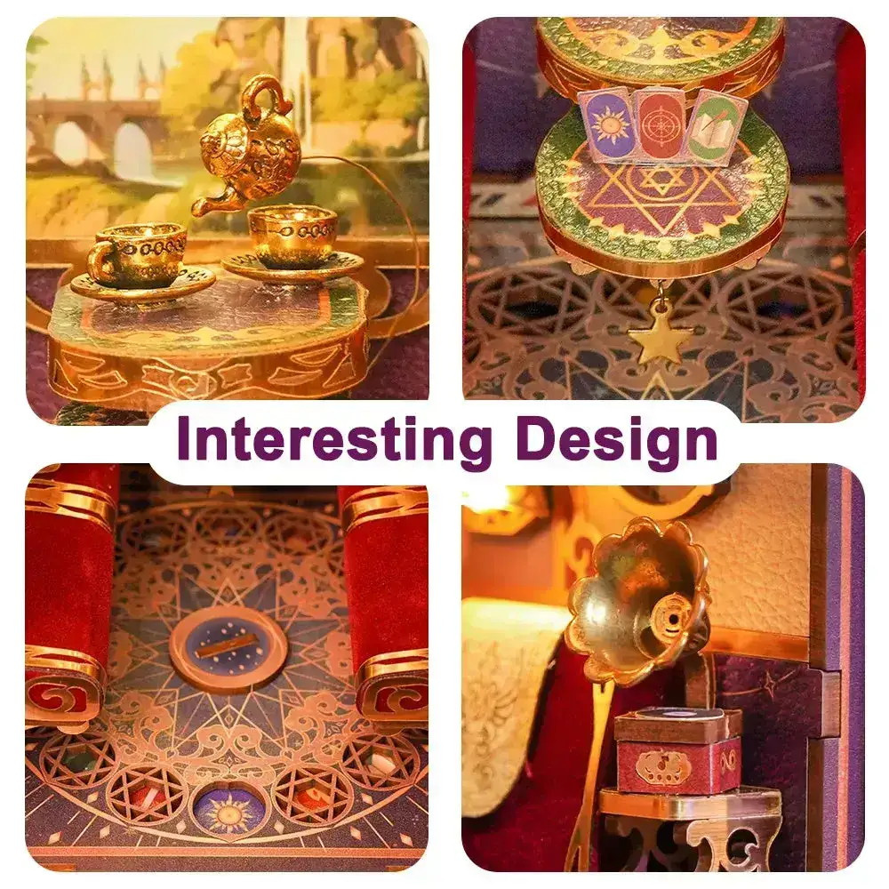 Tonecheer Book Nook - Infinity Train Cabin Kit, Magical Journey